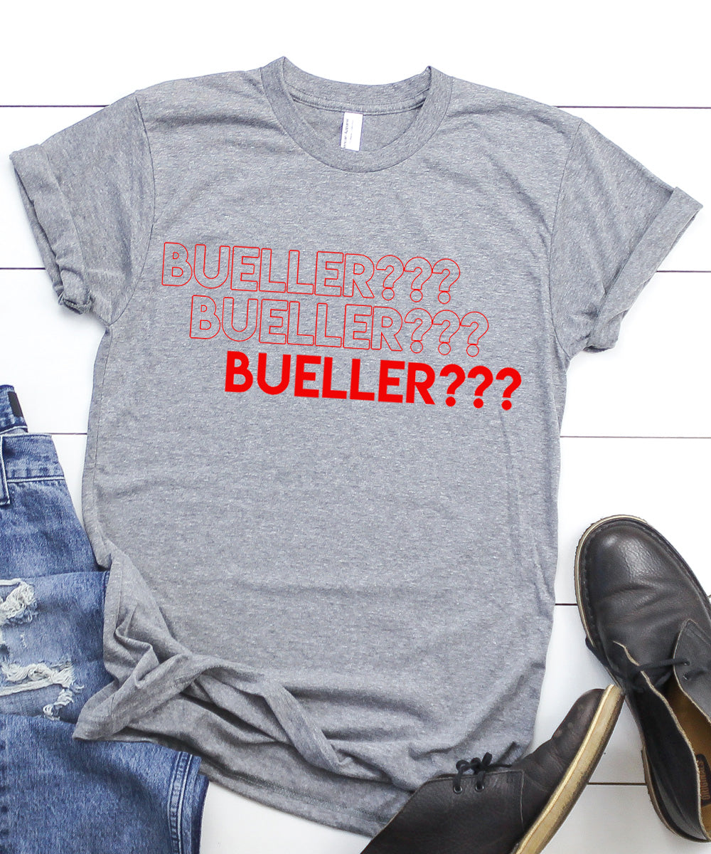 Bueller?  Bueller? Bueller?